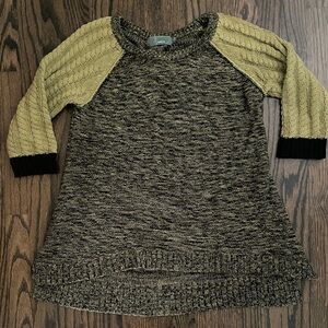 Willow Black and Green Women's Sweater